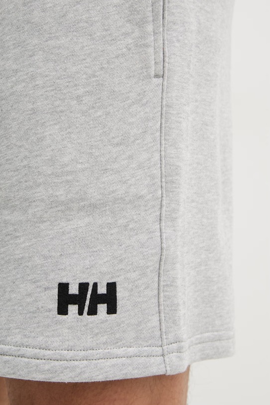 Helly Hansen szorty dresowe męskie bawełniane TERRY szary 54638