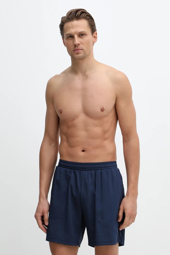 Hummel szorty treningowe tkanina granatowy 229884