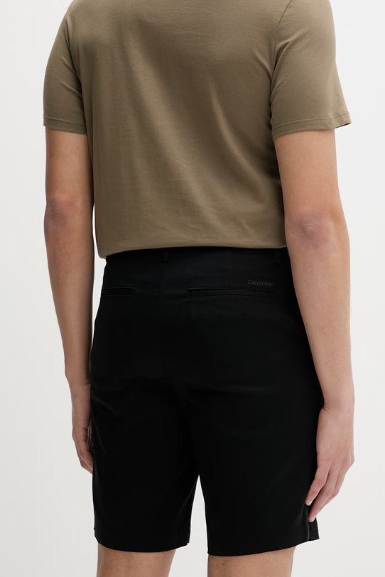 Odzież Calvin Klein szorty męskie z bawełną LV04LB600G czarny