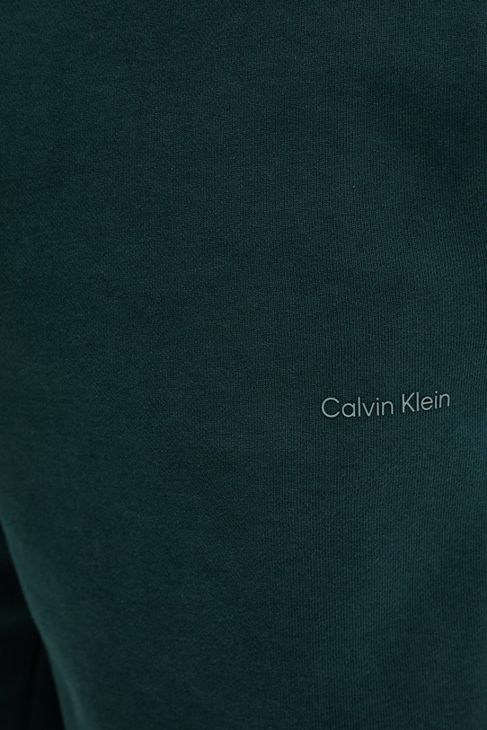 Calvin Klein szorty dresowe męskie bawełniane zielony LV04LF244G