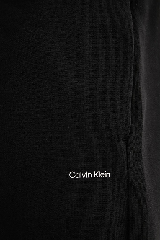 Calvin Klein szorty dresowe męskie bawełniane czarny LV04LF244G