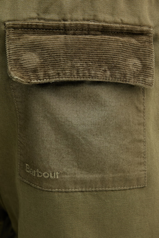 Barbour pantaloni scurți pentru bărbați din bumbac Declan verde MST0084