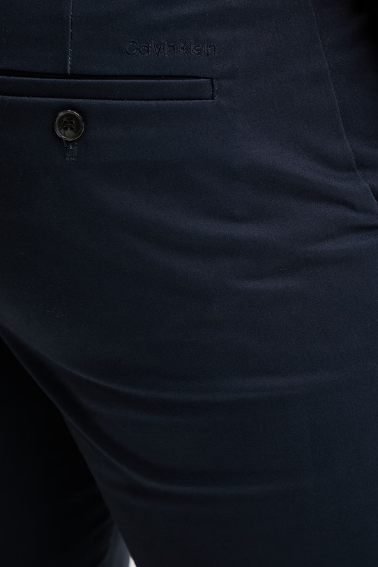 Calvin Klein σορτς chino Ανδρικά με βαμβάκι σκούρο μπλε LV04LF622G