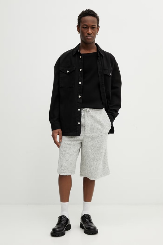 American Vintage szorty MHOK09B szary SS26