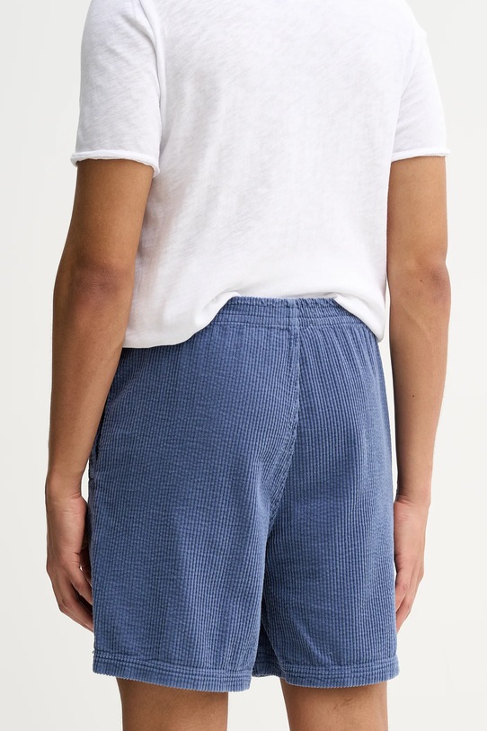 Odzież American Vintage szorty sztruksowe MPADO09B niebieski