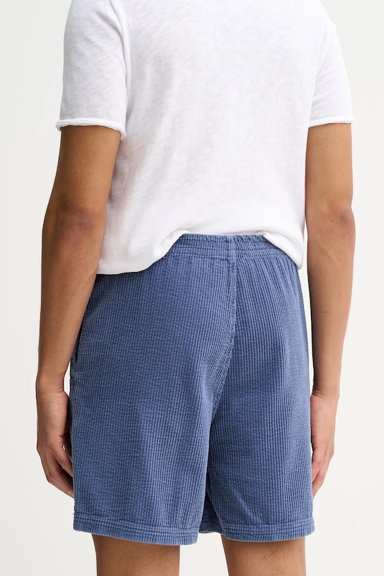 Odzież American Vintage szorty sztruksowe MPADO09B niebieski