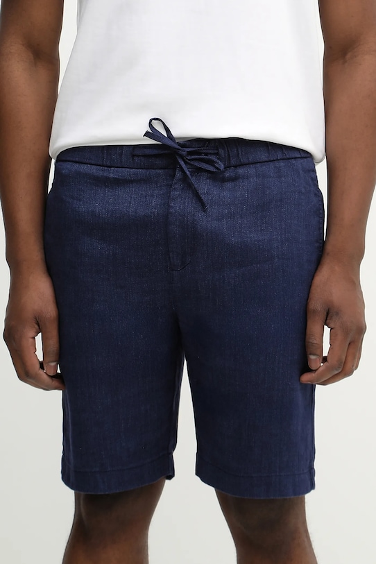 Frescobol Carioca pantaloni scurți cu in panza bleumarin 1241.04