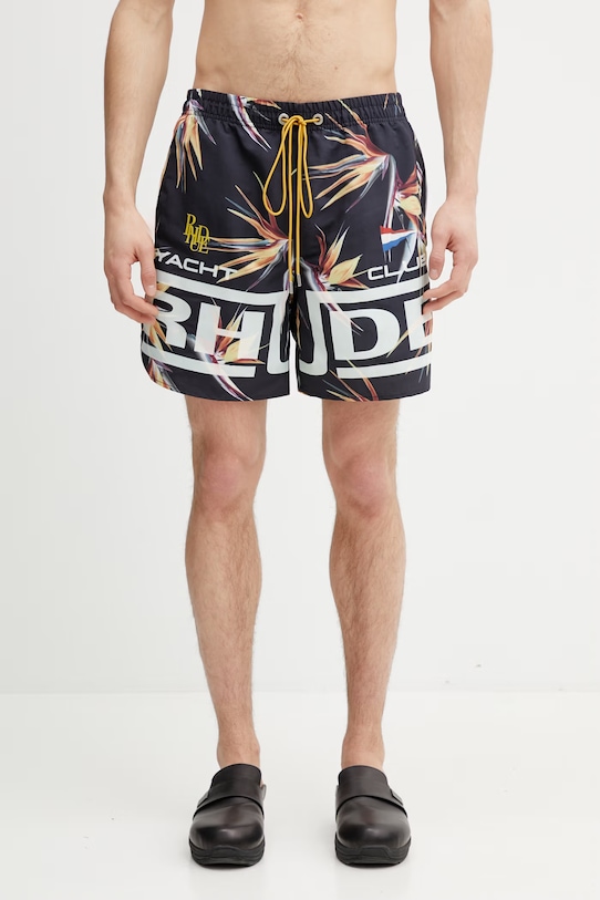 RHUDE Regatta Club Hawaiian szorty kąpielowe męskie granatowy RHPS26SH01108
