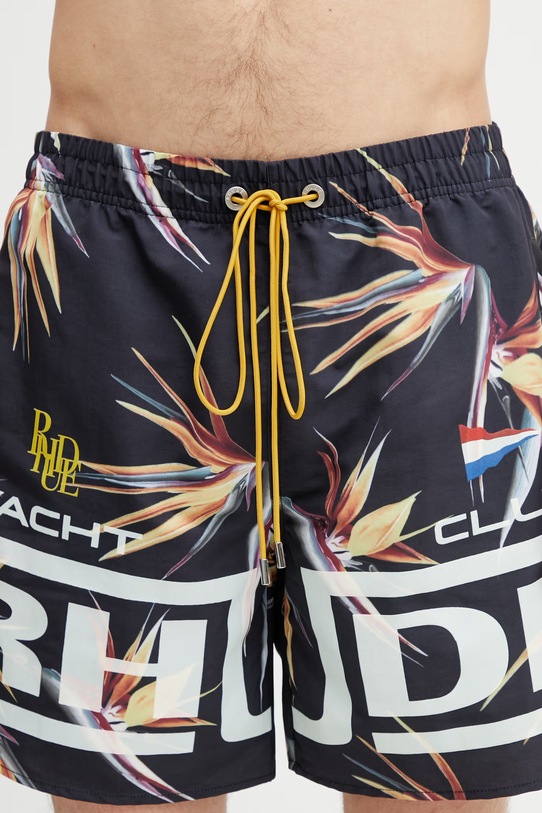 RHUDE Regatta Club Hawaiian szorty kąpielowe męskie granatowy RHPS26SH01108