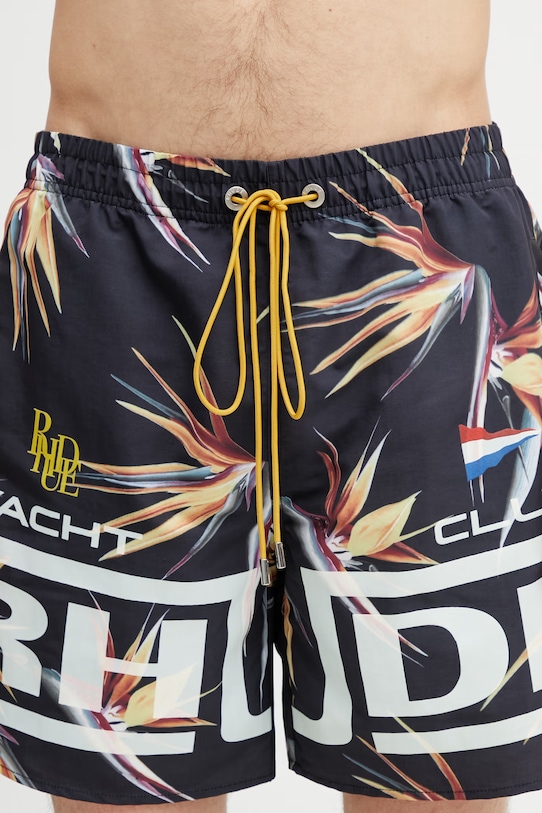 RHUDE Regatta Club Hawaiian szorty kąpielowe męskie granatowy RHPS26SH01108