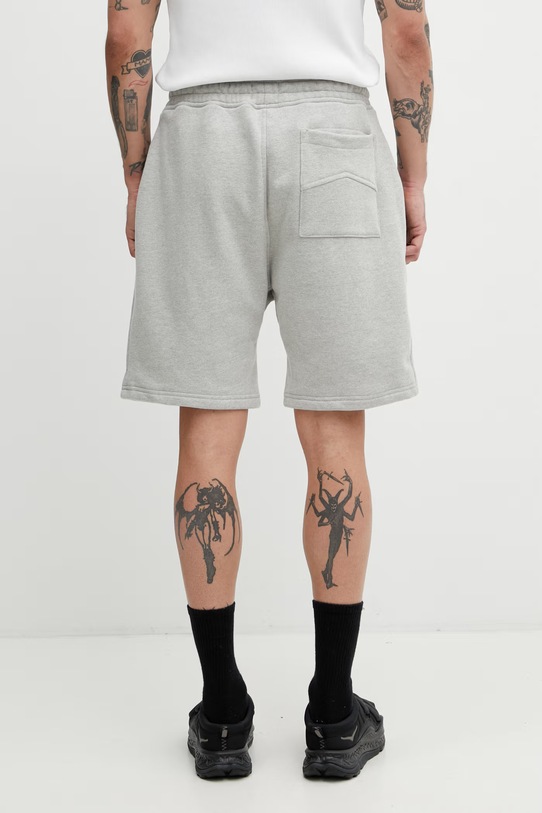Odzież RHUDE Classique szorty dresowe z bawełny męskie RHSS26SH01829 szary