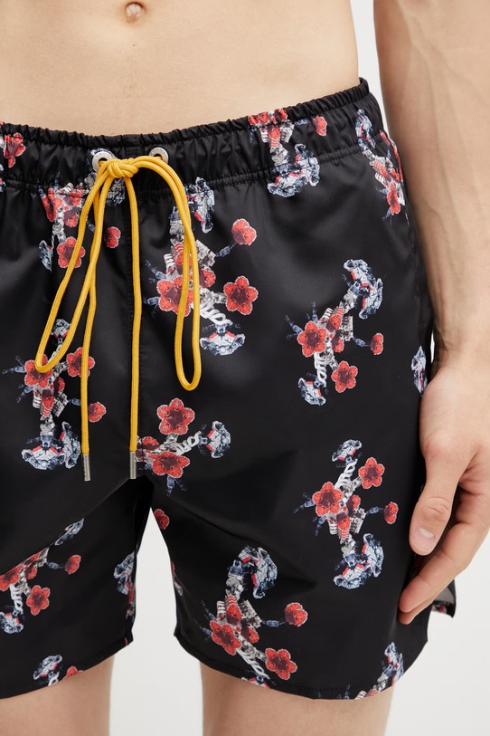 RHUDE Turbo Floral Swim Short шорти чоловічі чорний RHSS26SH01108