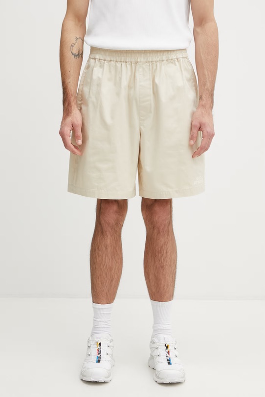 Axel Arigato pánske bavlnené šortky Heath Drawstring Shorts béžová A3809002