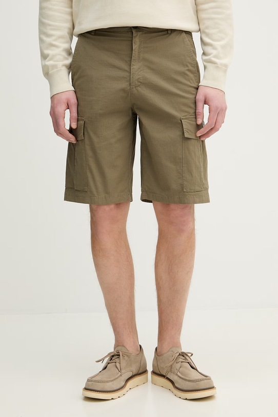 Trussardi szorty bawełniane bawełna zielony P024M000109N