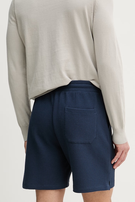 Odzież Trussardi szorty dresowe męskie bawełniane z elastanem P8078000069N granatowy