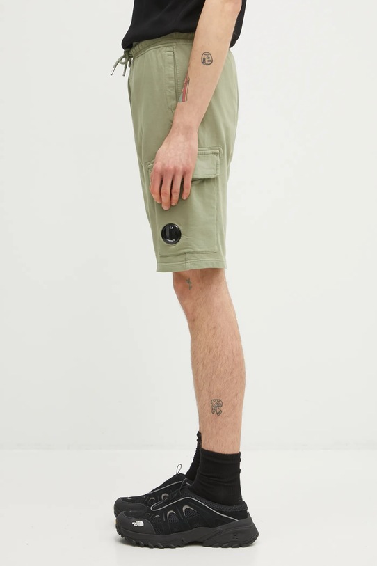 C.P. Company szorty bawełniane 20CMSB704A002246G zielony SS26