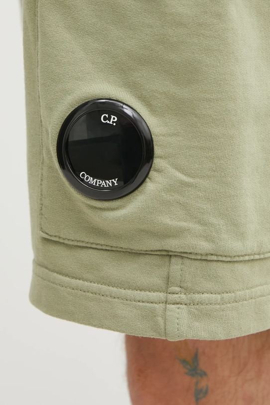 C.P. Company szorty bawełniane zielony 20CMSB704A002246G