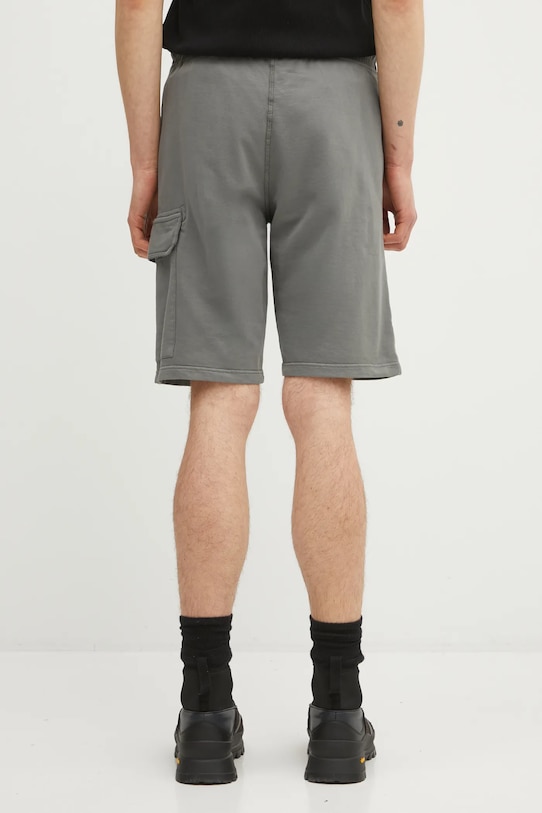 Дрехи Памучен къс панталон C.P. Company 20CMSB704A002246G сив