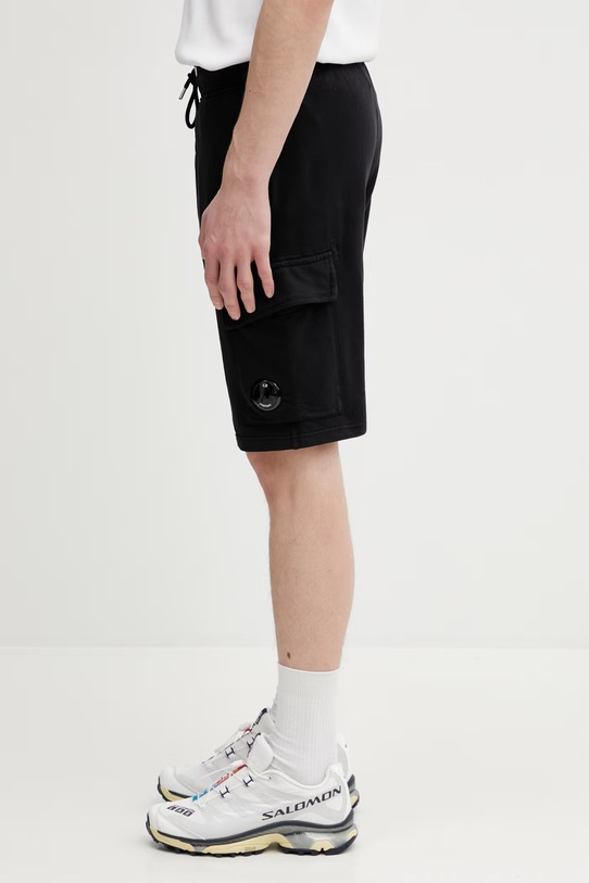 C.P. Company szorty bawełniane RCCMSB704A002246G czarny SS26