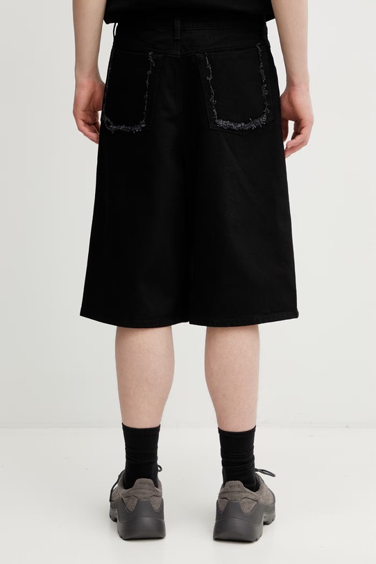 Îmbrăcăminte HELIOT EMIL pantaloni scurți pentru bărbați, din denim SS26.M.10.230.BLK01 negru