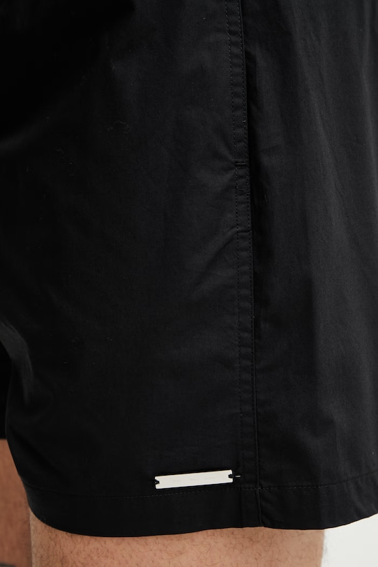 HELIOT EMIL pantaloni scurți pentru bărbați, din bumbac negru SS26.M.10.233.BLK01