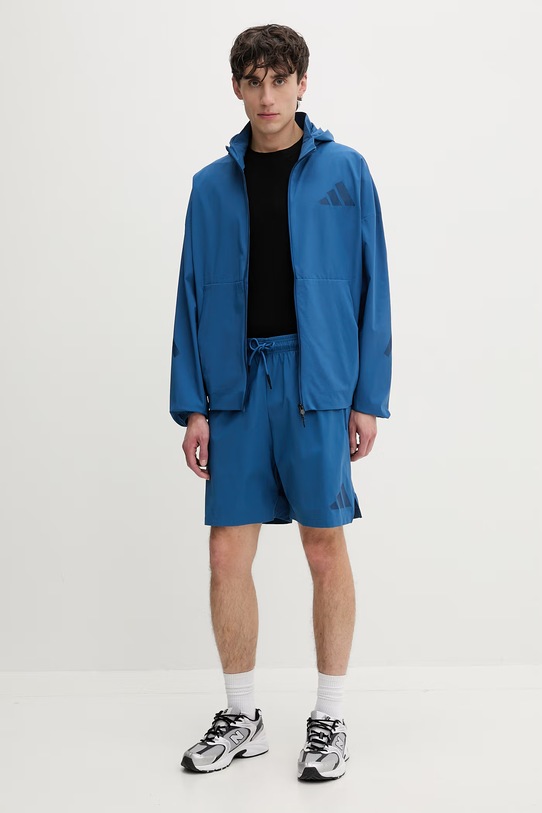 adidas športové šortky pánske KF0581 modrá SS26