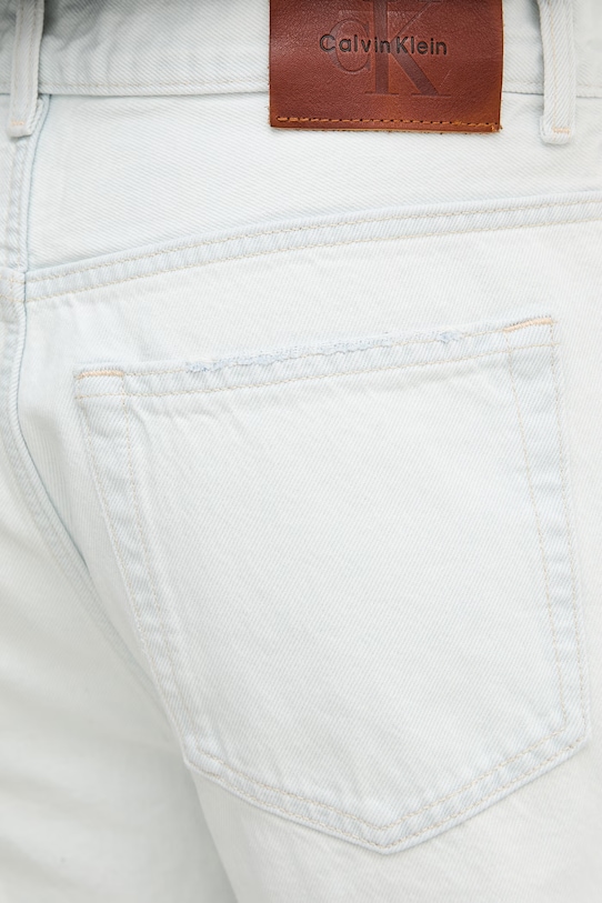 Calvin Klein Jeans šortky pánske rifľové modrá LV04RF731G