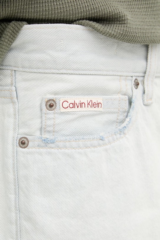 Calvin Klein Jeans szorty męskie bawełniane niebieski LV04RF787G