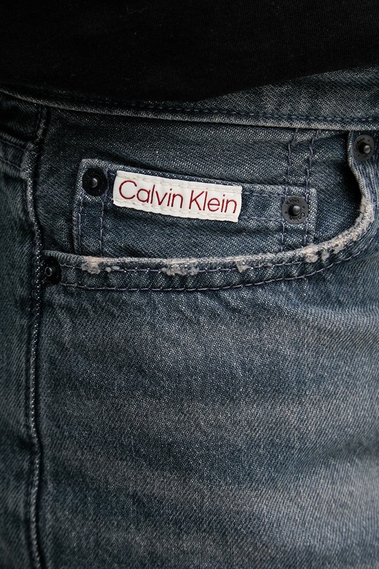 Calvin Klein Jeans σορτς ανδρικά ντένιμ μπλε LV04RF788G