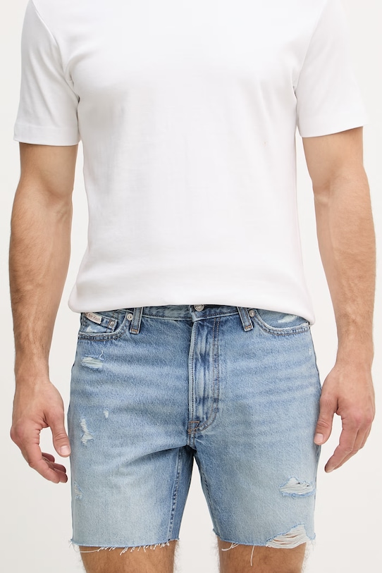 Calvin Klein Jeans kratke hlače muške plava LV04RF790G