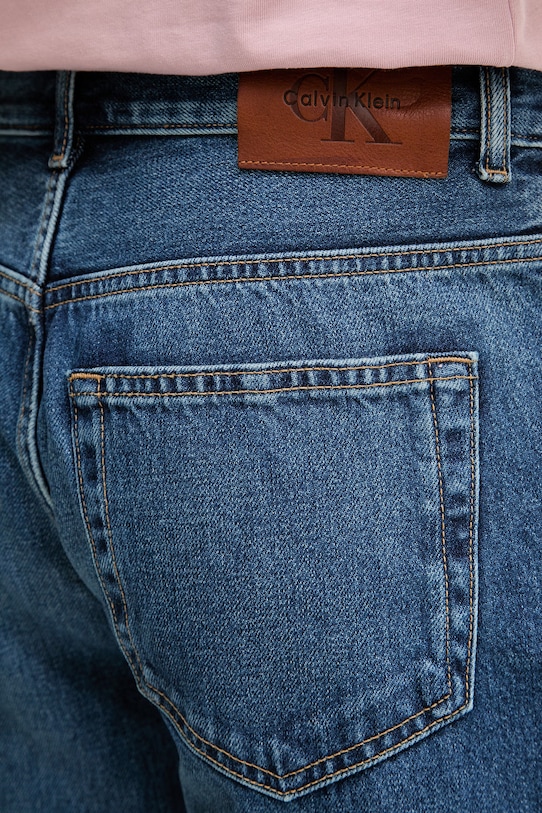 Calvin Klein Jeans kratke hlače muške od trapera plava LV04RF793G