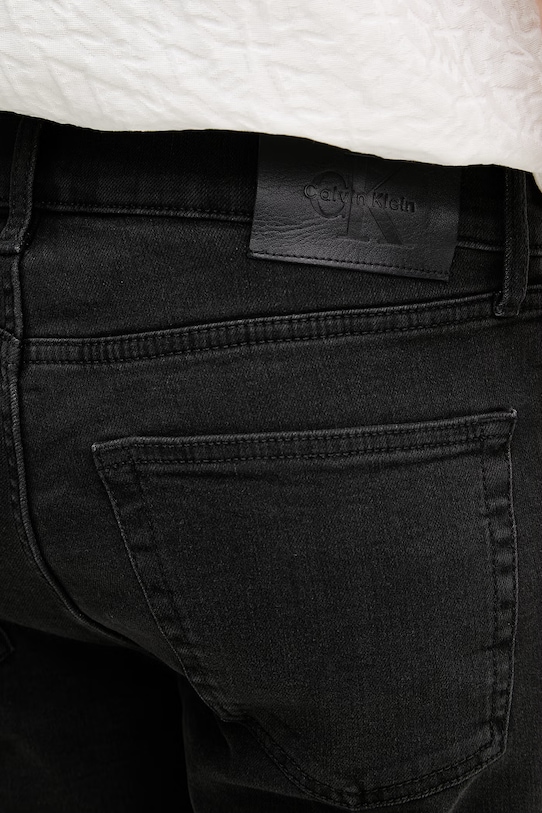 Calvin Klein Jeans σορτς Ανδρικά ντένιμα μαύρο LV04RF921G