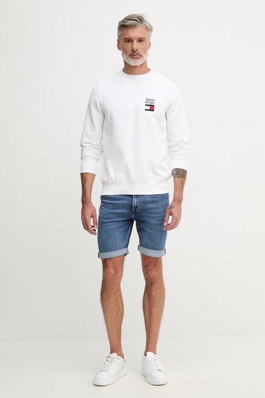 Calvin Klein Jeans σορτς Ανδρικά ντένιμ LV04RF922G μπλε SS26