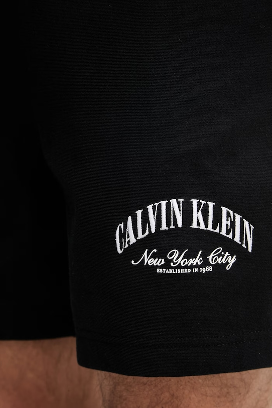 Calvin Klein Jeans sportske kratke hlače muške s pamukom crna LV04RF275G
