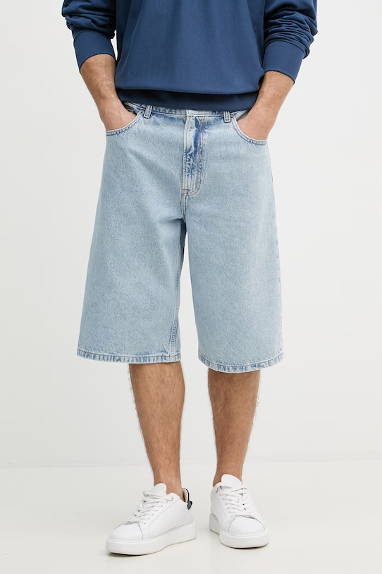 Calvin Klein Jeans pantaloncini da uomo blu LV04RF736G