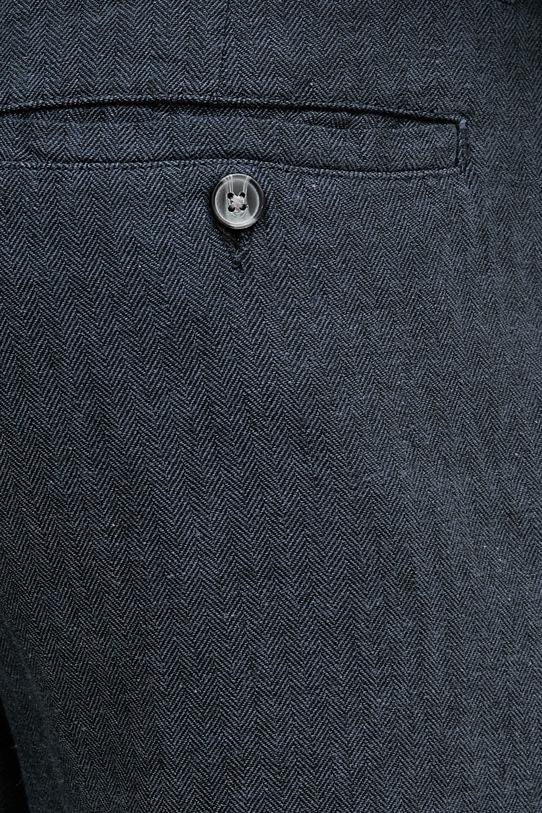 Lindbergh szorty męskie z dodatkiem lnu granatowy 30.505020