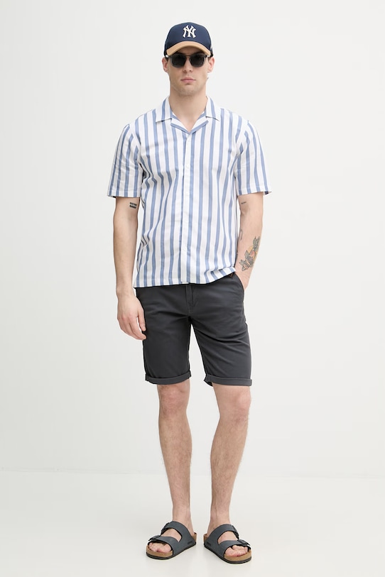 Lindbergh szorty męskie z bawełną 30.505044B granatowy SS26