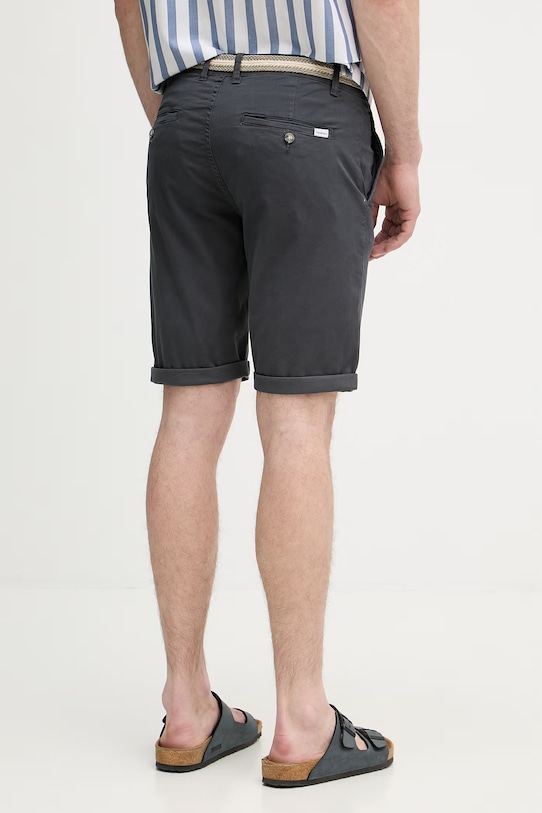 Odzież Lindbergh szorty męskie z bawełną 30.505044B granatowy