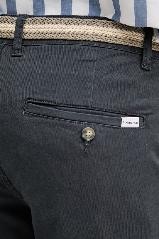 Lindbergh szorty męskie z bawełną granatowy 30.505044B