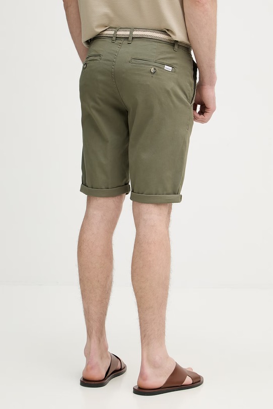 Odzież Lindbergh szorty męskie z bawełną 30.505044B zielony