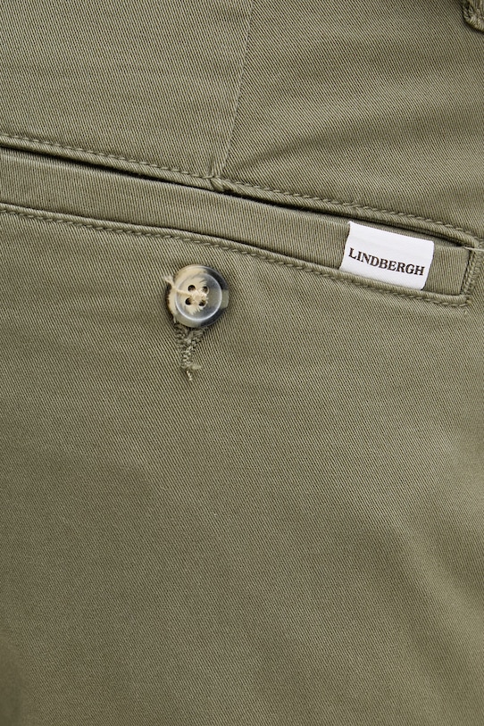 Lindbergh szorty męskie z bawełną zielony 30.505044B