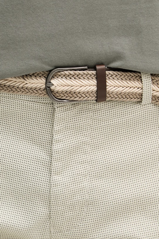 Lindbergh szorty chino męskie bawełniane z elastanem beżowy 30.505045B