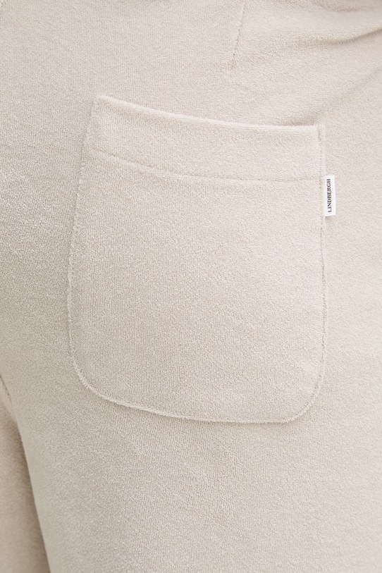 Lindbergh szorty dresowe męskie z bawełną szary 30.508007