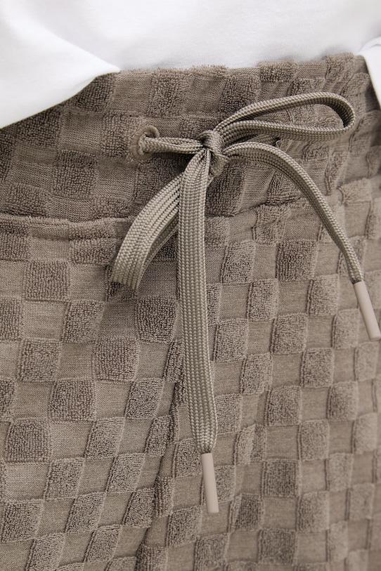 Lindbergh szorty dresowe męskie z bawełną beżowy 30.508083