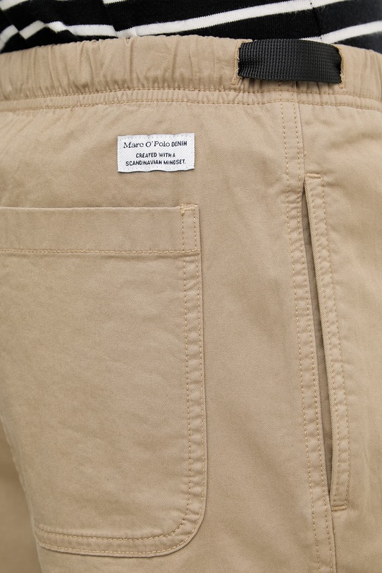 Marc O'Polo szorty męskie bawełniane z elastanem beżowy 5000008035