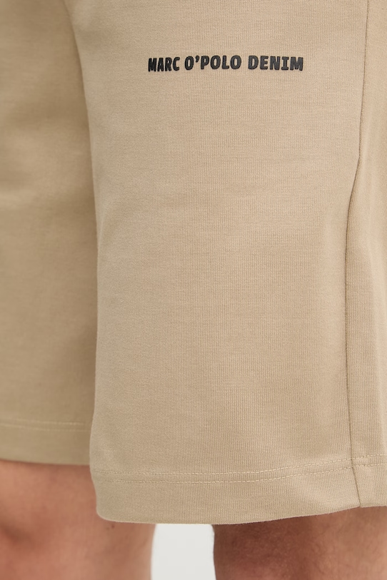 Marc O'Polo szorty dresowe męskie bawełniane 5000008254 beżowy