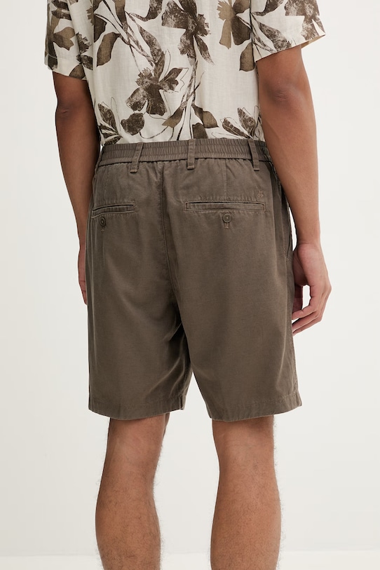 Odzież Marc O'Polo szorty damskie bawełniane 5000012809 brązowy