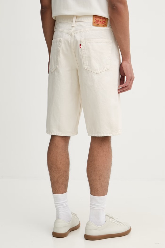 Odzież Levi's szorty męskie jeansowe 469 LOOSE 39434.0168 beżowy