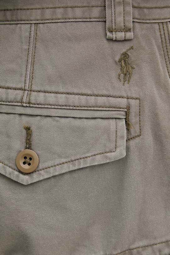 Polo Ralph Lauren pantaloni scuți cargo bărbătești din bumbac gri 710964027