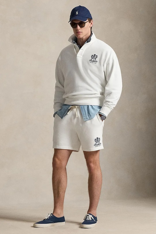 Ρούχα Polo Ralph Lauren σορτς Ανδρικά με βαμβάκι 710B14578 γκρί